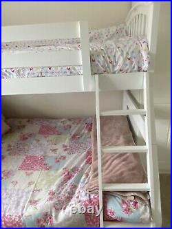 Double And Single Bunk Bed White Storage Underneath MATTRESSES INCLUDEDIF WANTED
