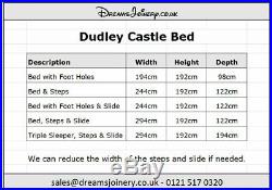 Dudley Castle, Prince or Princess Bunk, Cabin or Triple Sleeper Bed