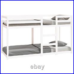 Festnight Bunk Bed, Twin Sleeper, Wooden Bunky bed Double, Bunk Bed With A0G1