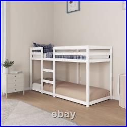 Festnight Bunk Bed, Twin Sleeper, Wooden Bunky bed Double, Bunk Bed With A0G1