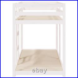 Festnight Bunk Bed, Twin Sleeper, Wooden Bunky bed Double, Bunk Bed With A0G1