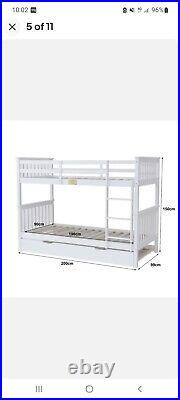 Flair Wooden Zoom Detachable Bunk Bed With Trundle