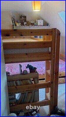 Flexa Semi-high short Bunk Bed with trundle