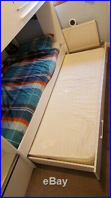 GLTC Harbour bunk beds with truckle, excellent condition. 3 mattresses included