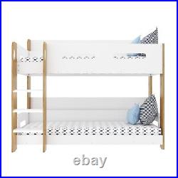 GRADE A1 Sky Bunk Bed in White and Sonoma Oak A1/SKY008A