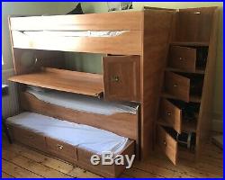 Gautier Calypso Triple Storage Sleeper Bunk Beds And Desk