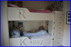 Great Condition Bespoke Bunk Bed with well designed storage