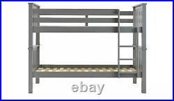 Heavy Duty Bunk Bed Frame Grey