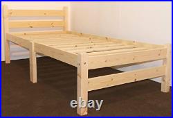 Heavy Duty Single 3ft Wooden Pine Bed Frame STRONG Quite SMOOTH and STURDY New