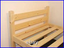 Heavy Duty Single 3ft Wooden Pine Bed Frame STRONG Quite SMOOTH and STURDY New