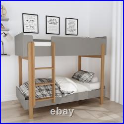 High Quality Wooden Bunk Beds 4 Designs Grey, White or Pine