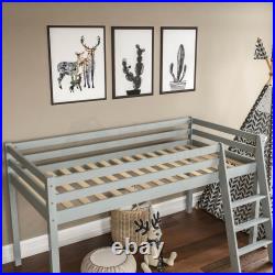 High Sleeper Bed Cabin Loft Bed Solid Wood Pine Frame Childrens Kids Single 3FT