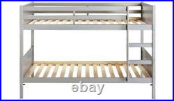 Home Detachable Bunk Bed Frame Grey