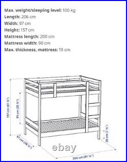 IKEA Mydal Bunk Bed Frame Reduced Price