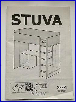 IKEA STUVA BUNK BED / LOFT BED / CABIN BED 90cm x 200cm with Wardrobe & Mattress