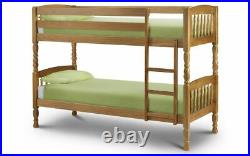 Julian Bowen Lincoln Wooden Solid Pine Kids Toddler Bunk Bed Unisex