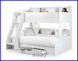 Julian Bowen Orion Childrens Triple Sleeper Bunk Bed with Storage White