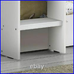 Julian Bowen Orion White Bunk Bed & Storage Drawer with Shelves