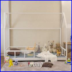 Kid Child Toddler Tatami Bed Wooden Single Bunk Bedframe Treehouse Shape Frame