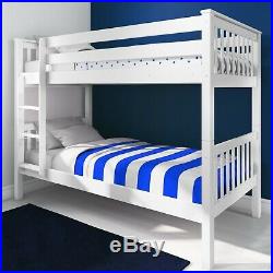 Kids Bunk Bed Wooden Bunk Bed With Stairs Children White Shorty Bunk Bed Trundle