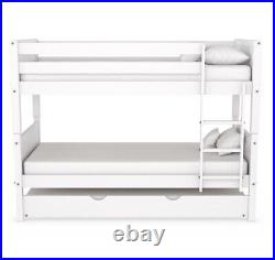 Kids Bunk Bed with Built in Stairs and Pull Out Trundle