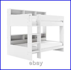 Kids Bunk Bed with Built in Stairs and Shelving