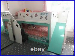 Kids Bunk Bed with slides