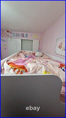 Kids Funtime Beds Bunk Bed with storage Pink