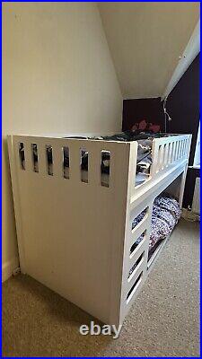 Kids Funtime beds white wooden bunk bed