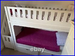 Kids Funtime single bunk bed with 2 large draws underneath