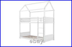 Kids Wooden Home Themed Bunk Bed