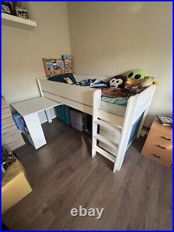 Kids bunk beds with desk