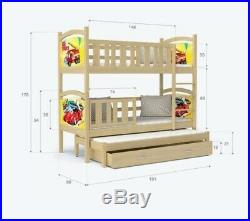 Kids double bunk bed
