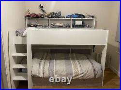 Kids single bunk bed with 2 mattress's