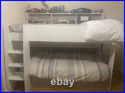 Kids single bunk bed with 2 mattress's