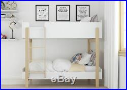 Lavish New 3ft Single Hero Matt White Or Grey/oak Finish Adults, Kids Bunk Bed