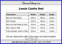 Leeds Castle, Prince or Princess Bunk, Cabin or Triple Sleeper Bed