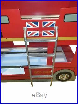 London Bus Bunk Bed with Union Jack Flag. R. R. P £499.99