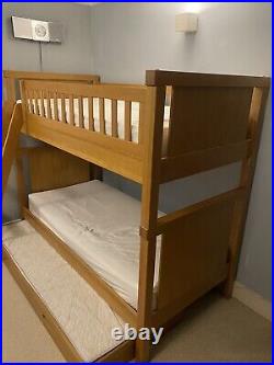Lovely Aspace Bunk Beds with additional truckle used but well looked after