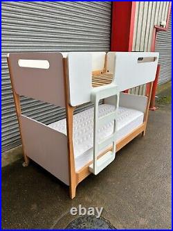 Made.com Linus Bunk Bed in White and Pine. RRP £499