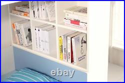 Modern Bunk Bed GASPAR Mattresses Drawers Shelves Solid Wood Custom colours