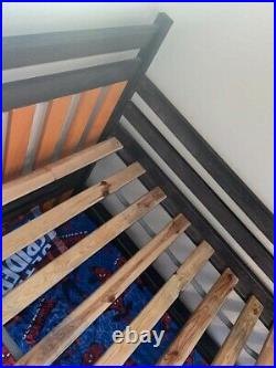 Nakagawa solid Wooden Bunk Bed orange and brown, 3ft, excellent condition