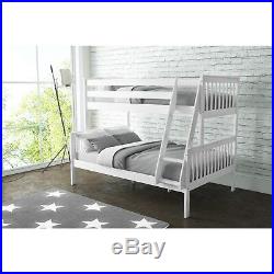 New High Quality Oxford Triple Bunk Bed in White Small Double Bedroom Furniture