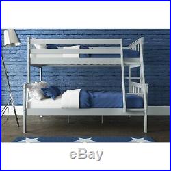 New Oxford Double Triple Bunk Bed Sleeper in Light Grey Small Double