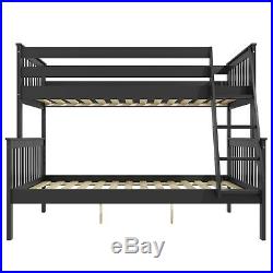 New Oxford Triple Bunk Bed Sleeper in Dark Grey Small Double Bedroom Furniture