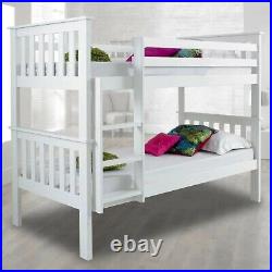 PREMIUM Double Bunk Beds Single Pine Wooden Bed For Kids Bed Frame With Stairs