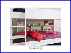 Parisot Tam Tam Bunk Bed White integrated shelves Fantastic condition