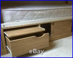 Platinum Wooden Bunk Bed With Storage White Beech Or Oak Brand New Kids Bunks