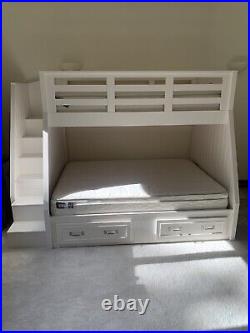 Pottery Barn Kids Double & Single Bunkbed with Stairs RRP £3,400