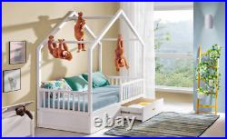 Real Wooden Bunk High Quality Children's Room Beds White Colour New Modern Tall